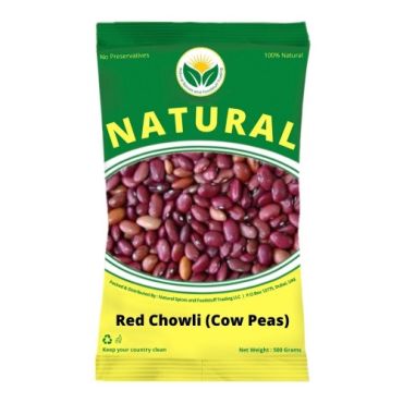 Natural Spices Red Chowli, 1 Kg (Cow Peas)